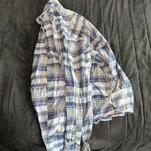 Men's Blue Plaid Jacket